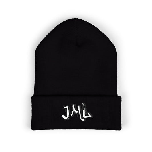 Embroidered 'JML' Cuffed Beanie