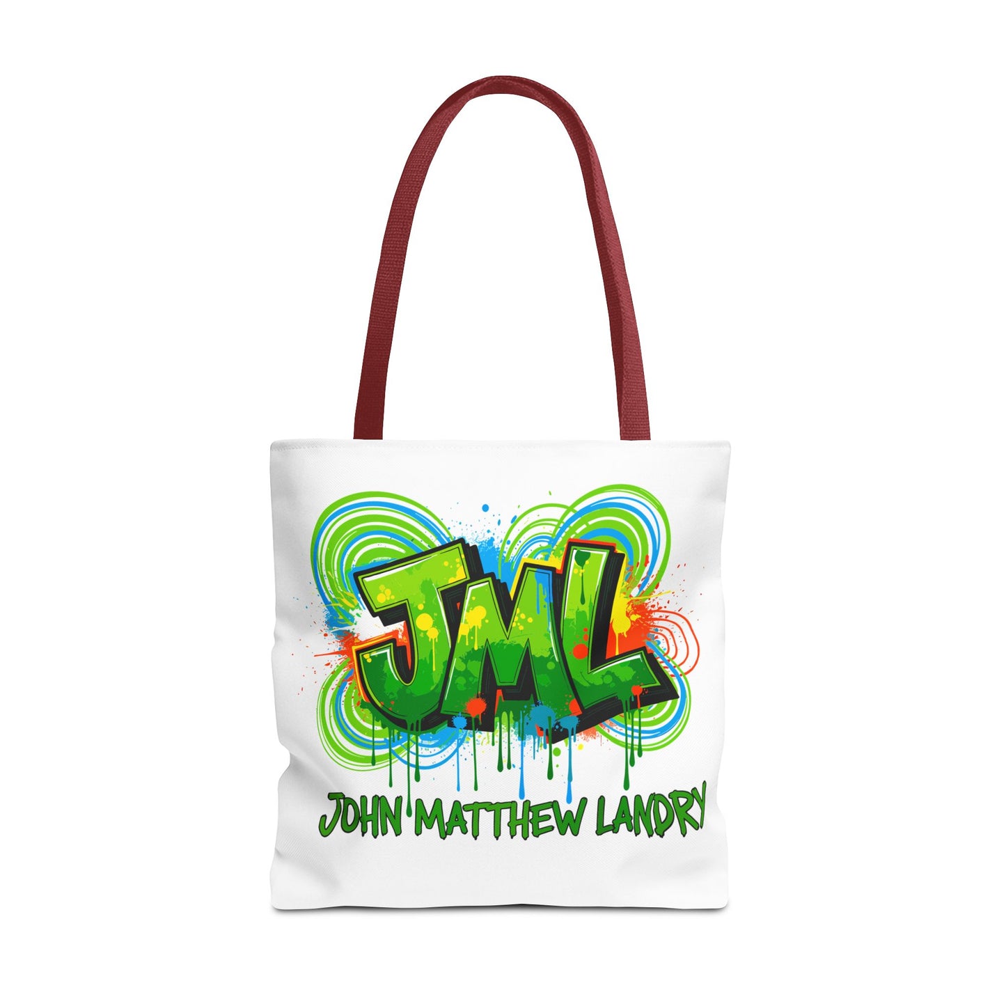 Graffiti "Family First" Tote Bag — Personalized JML Street Art Tote
