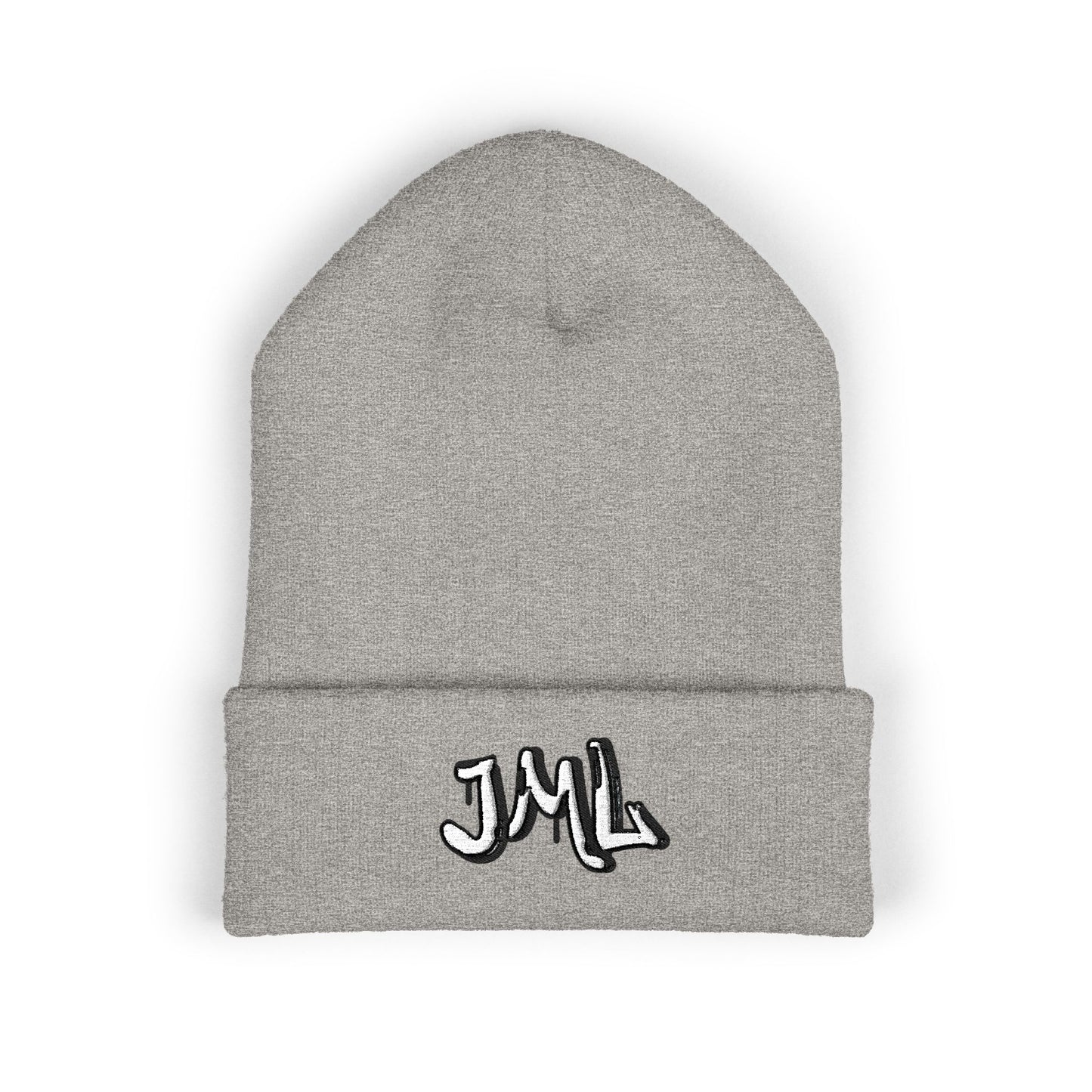 Embroidered 'JML' Cuffed Beanie