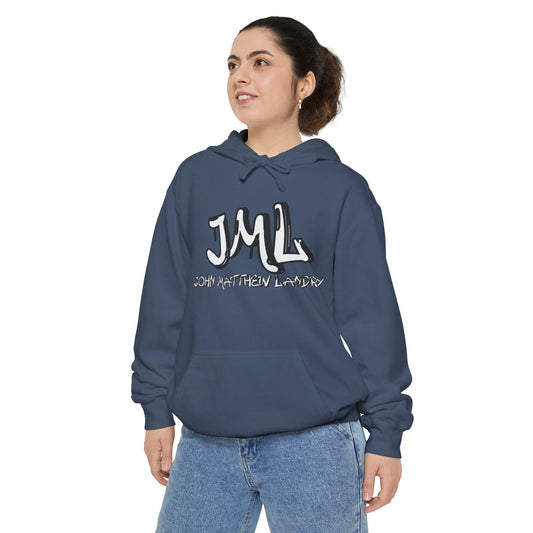 Unisex "JML" Garment-Dyed Hoodie