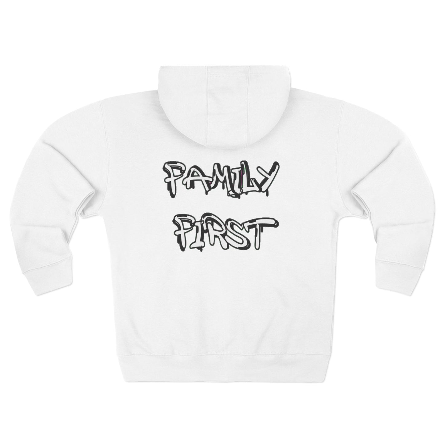 "Family First" Zip Up Hoodie