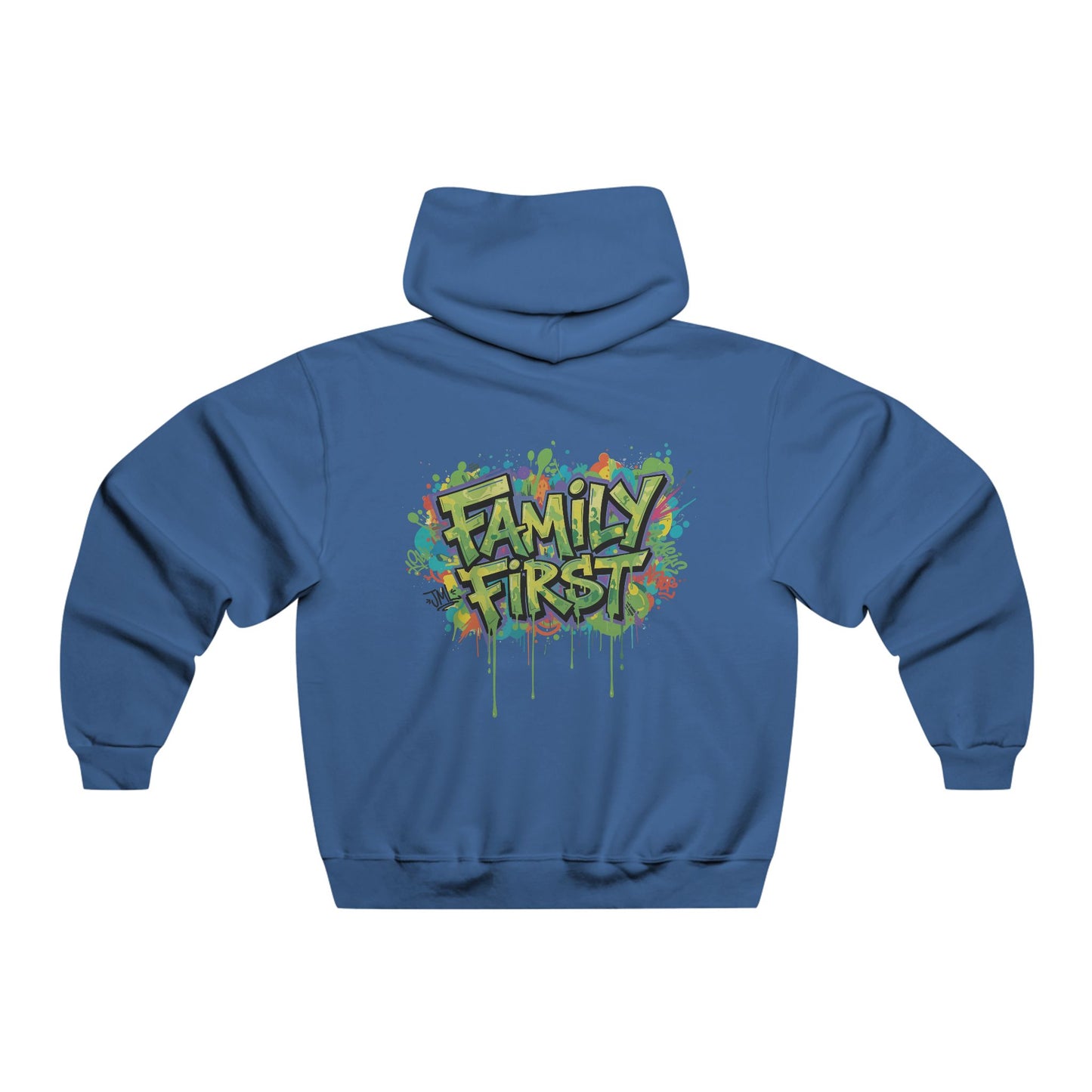 Graffiti 'Family First' JML Pullover Hoodie