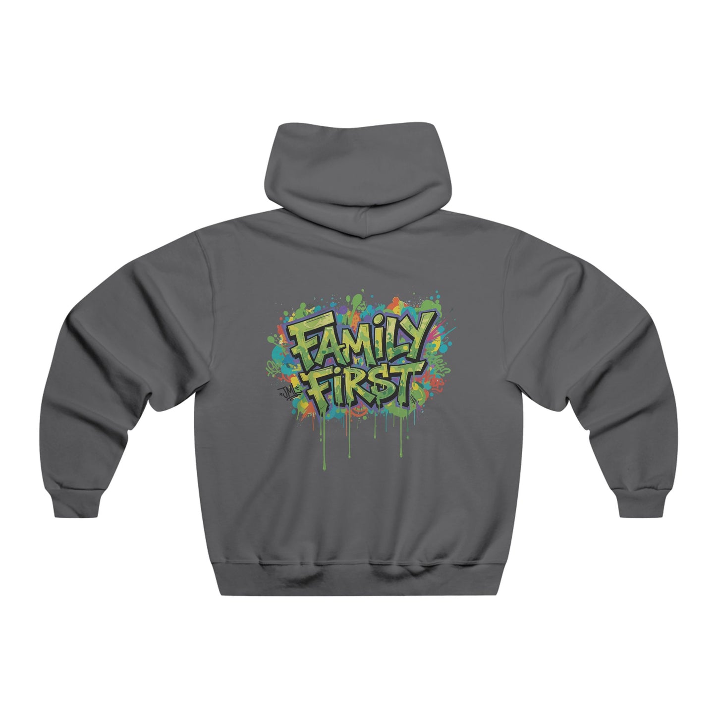Graffiti 'Family First' JML Pullover Hoodie