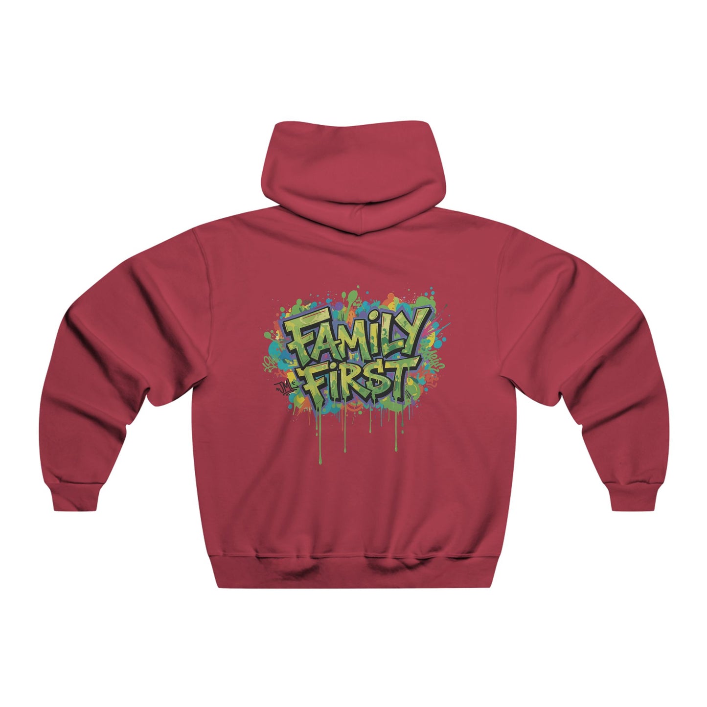 Graffiti 'Family First' JML Pullover Hoodie