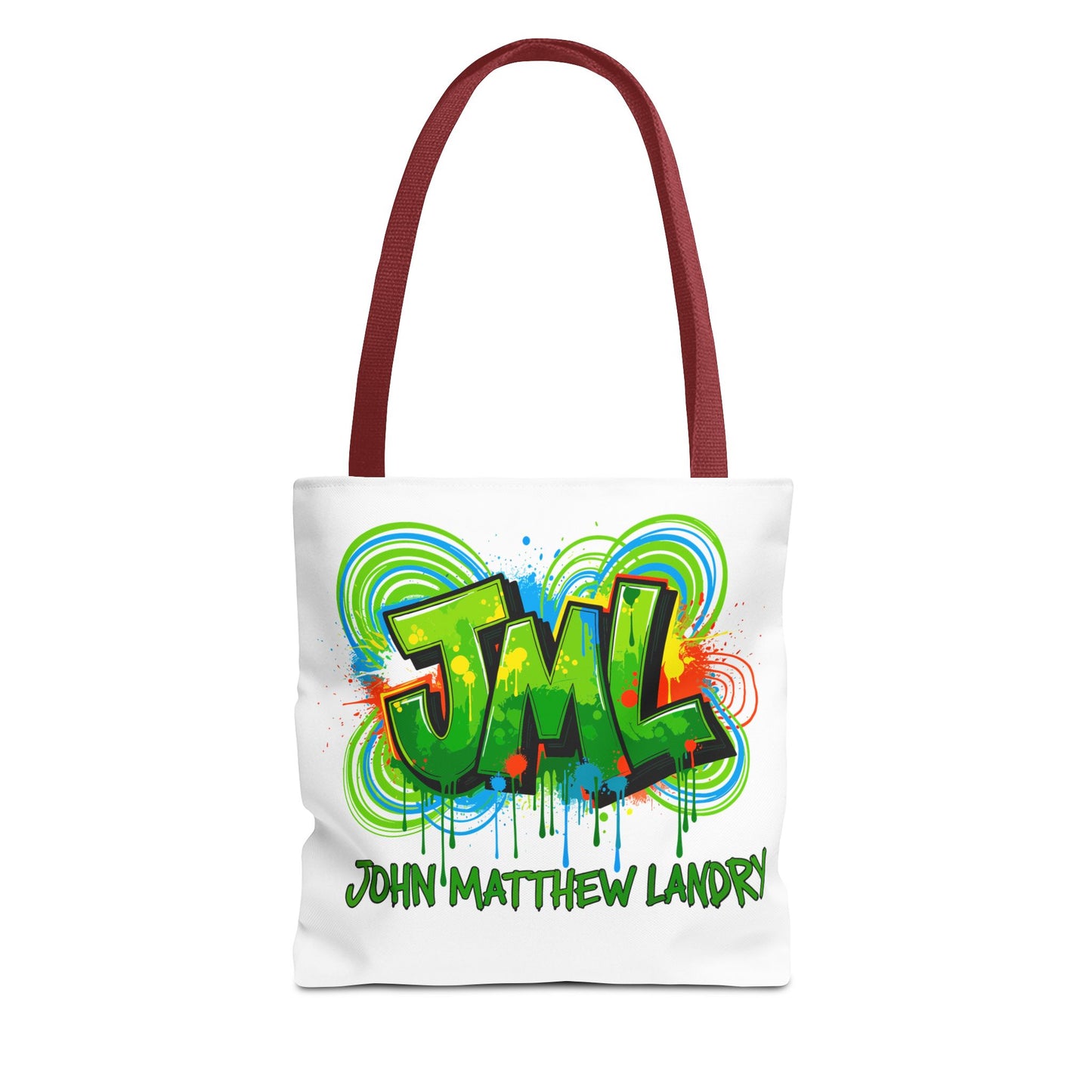 Graffiti "Family First" Tote Bag — Personalized JML Street Art Tote