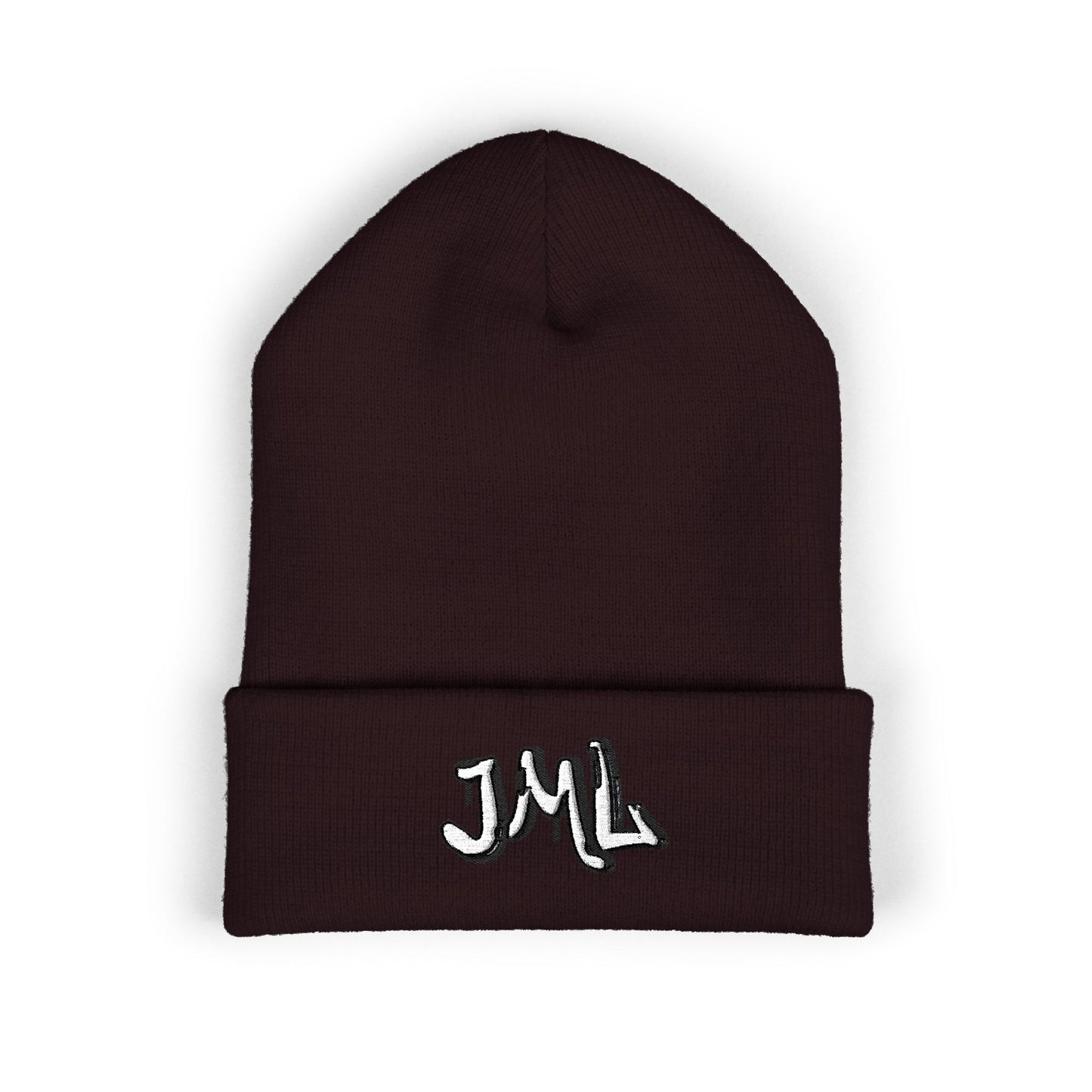 Embroidered 'JML' Cuffed Beanie