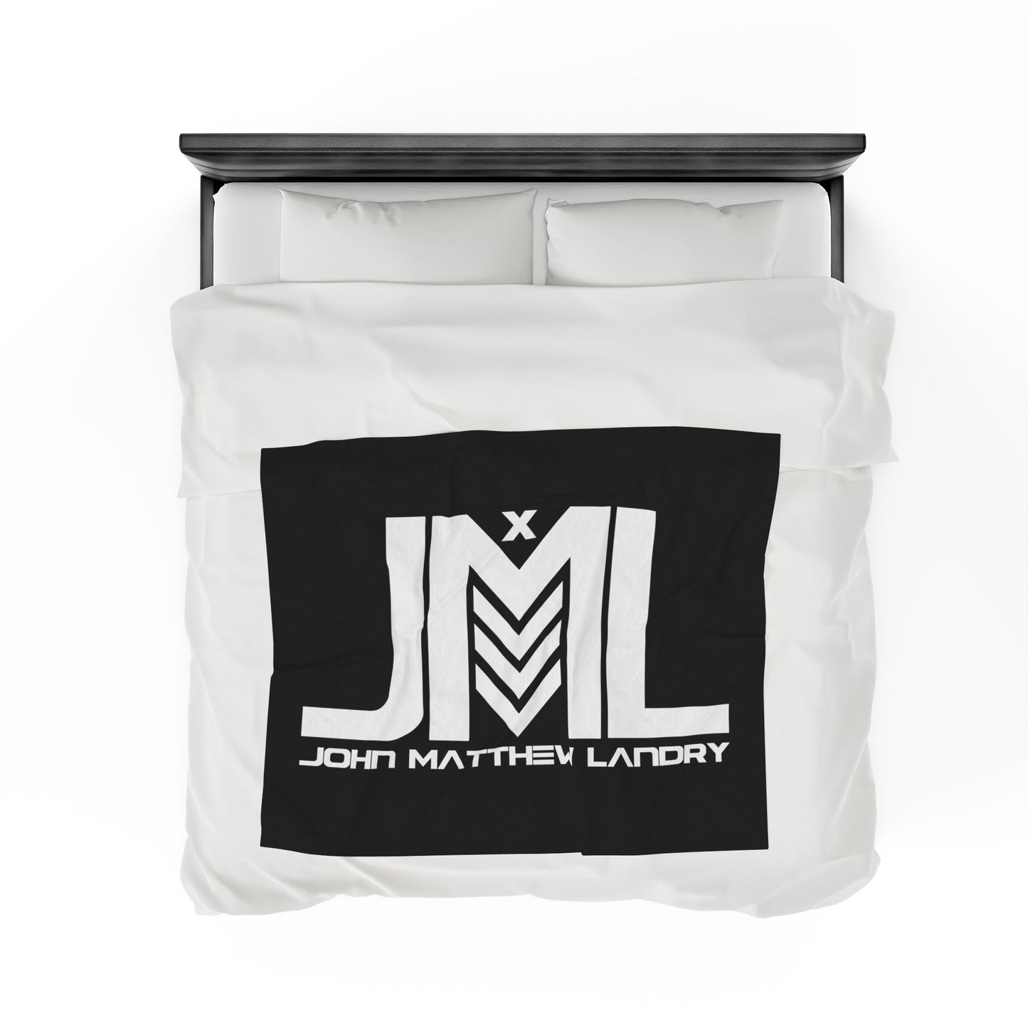 Black JML Velveteen Plush Blanket