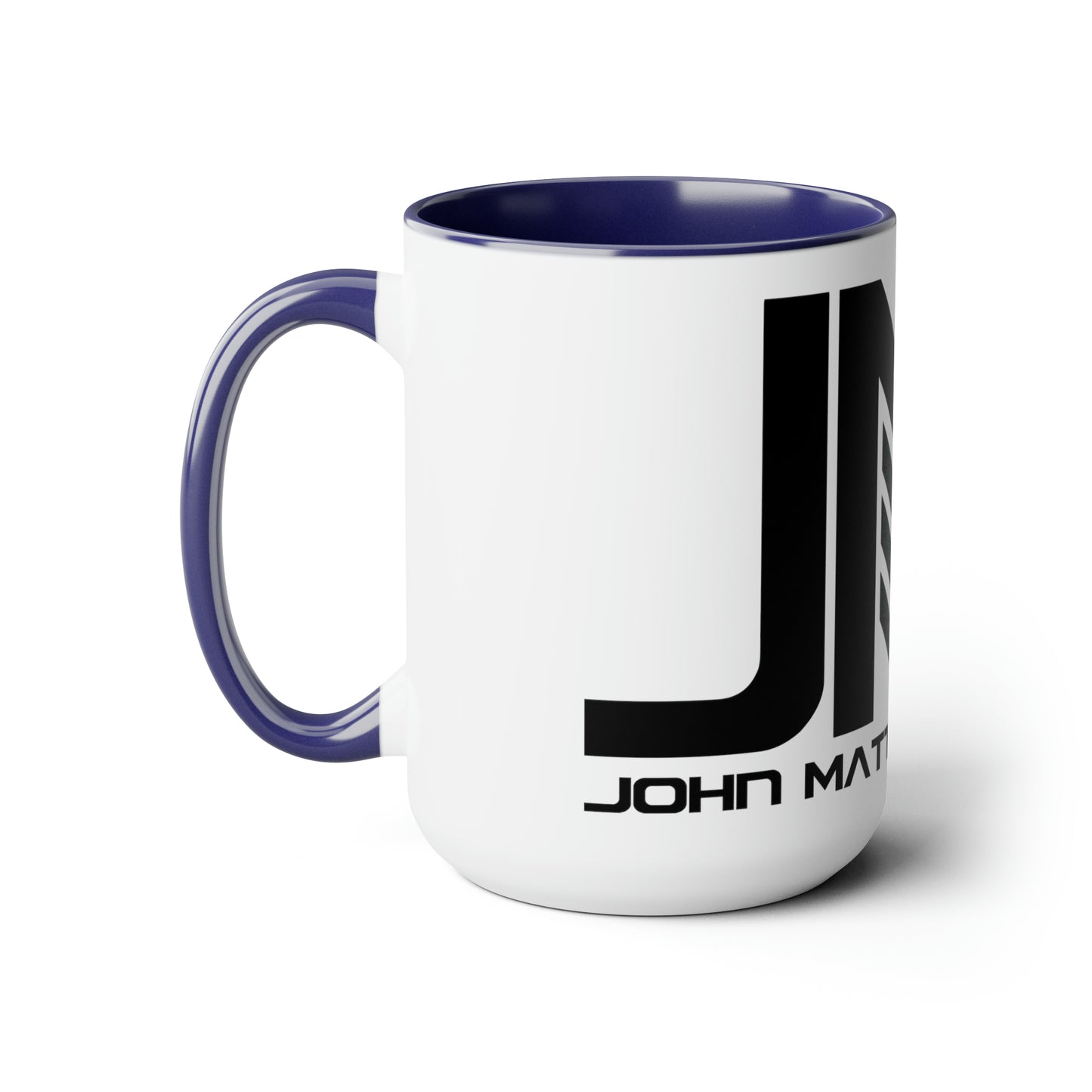 JML "Blotter" Two-Tone Coffee Mugs, 15oz
