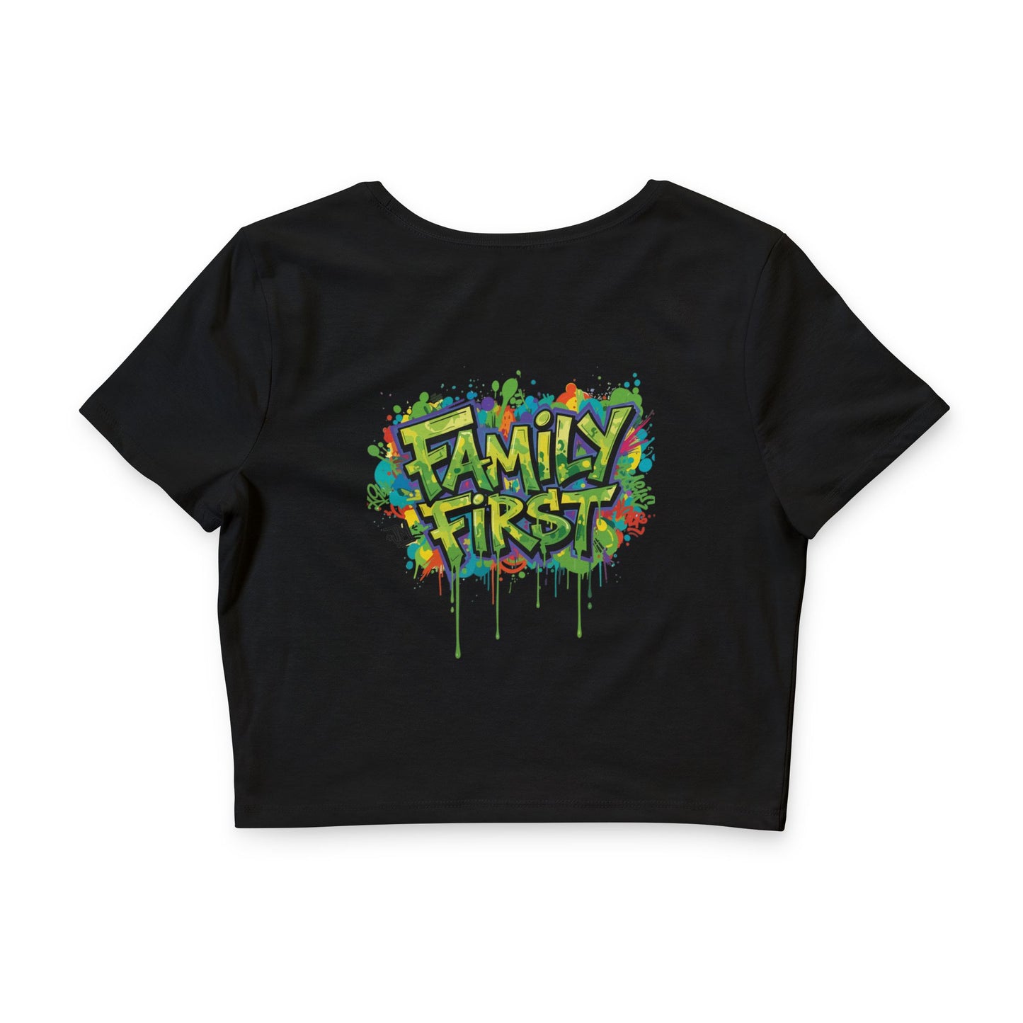 Family First Crop Tee
