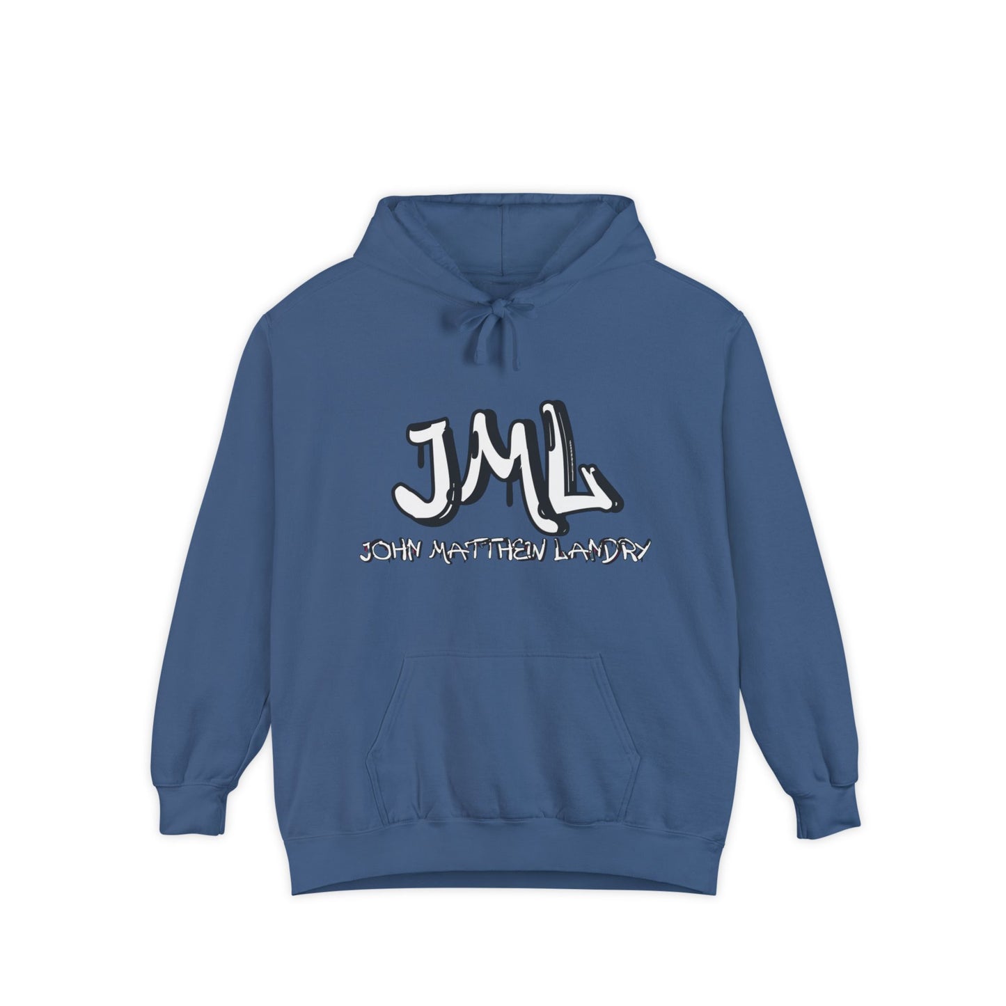 Unisex "JML" Garment-Dyed Hoodie