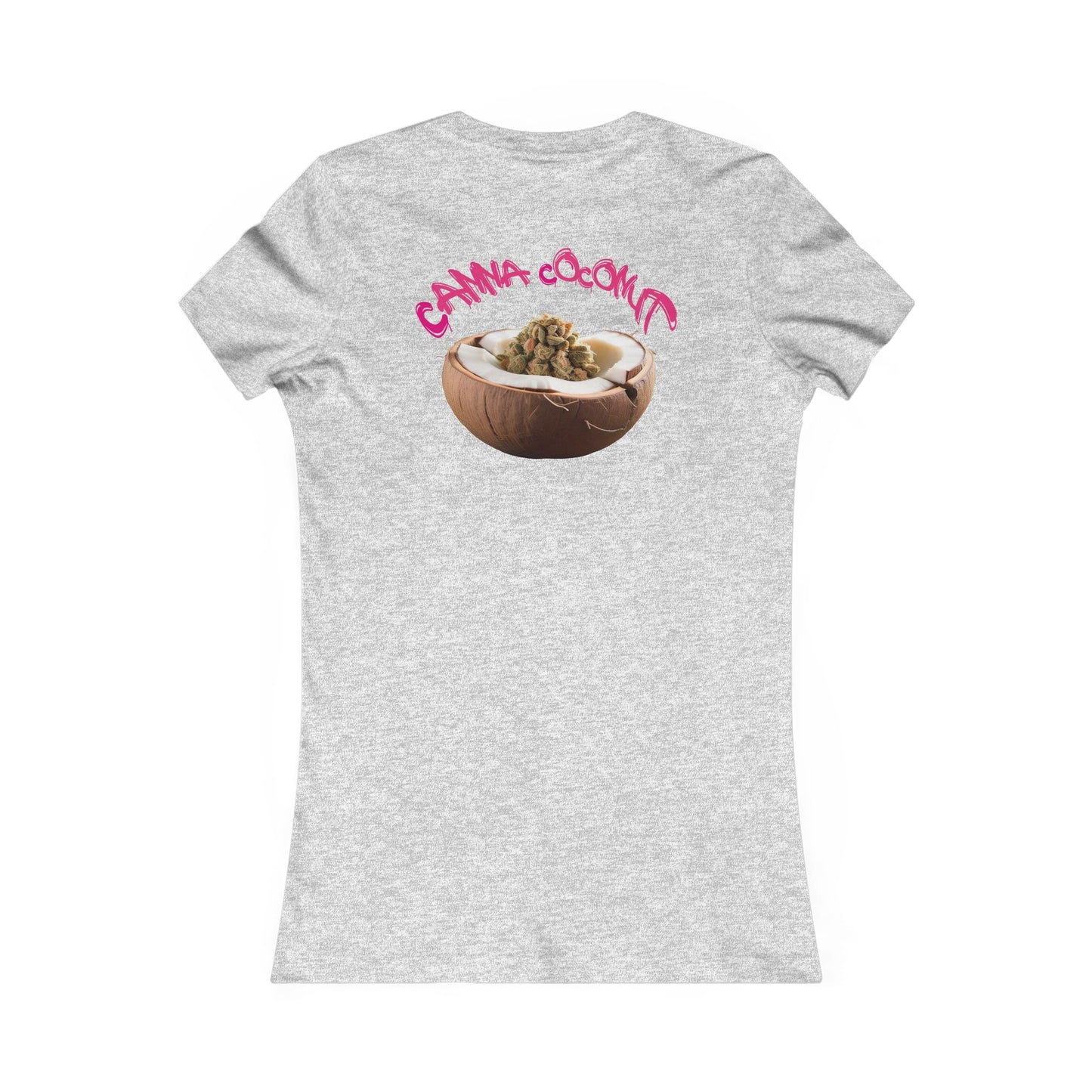 Women's "Canna Coconut" Fitted Tee