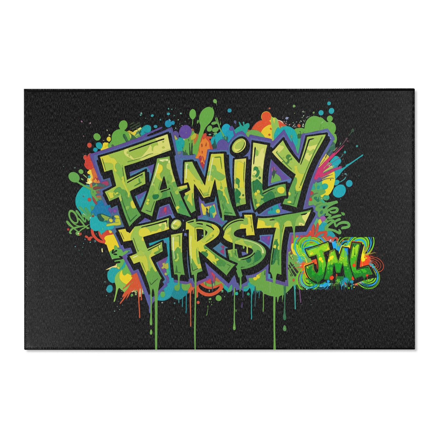 'Family First' Area Rug