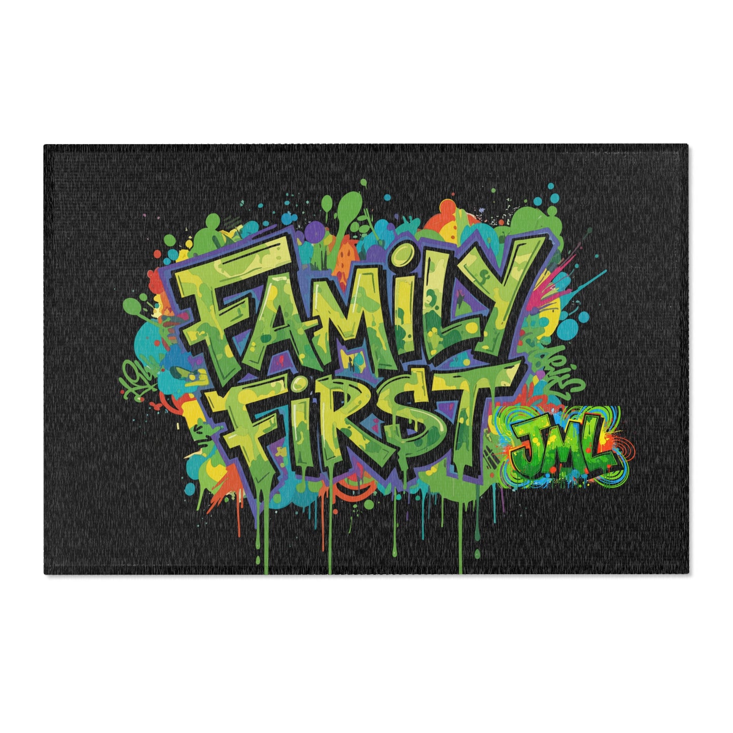 'Family First' Area Rug