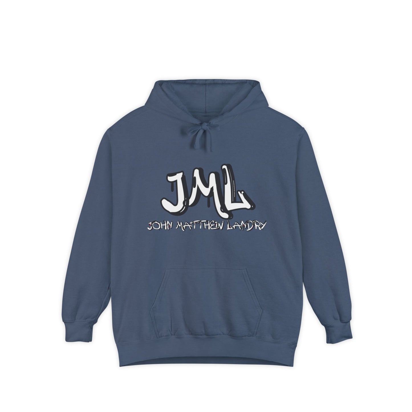 Unisex "JML" Garment-Dyed Hoodie