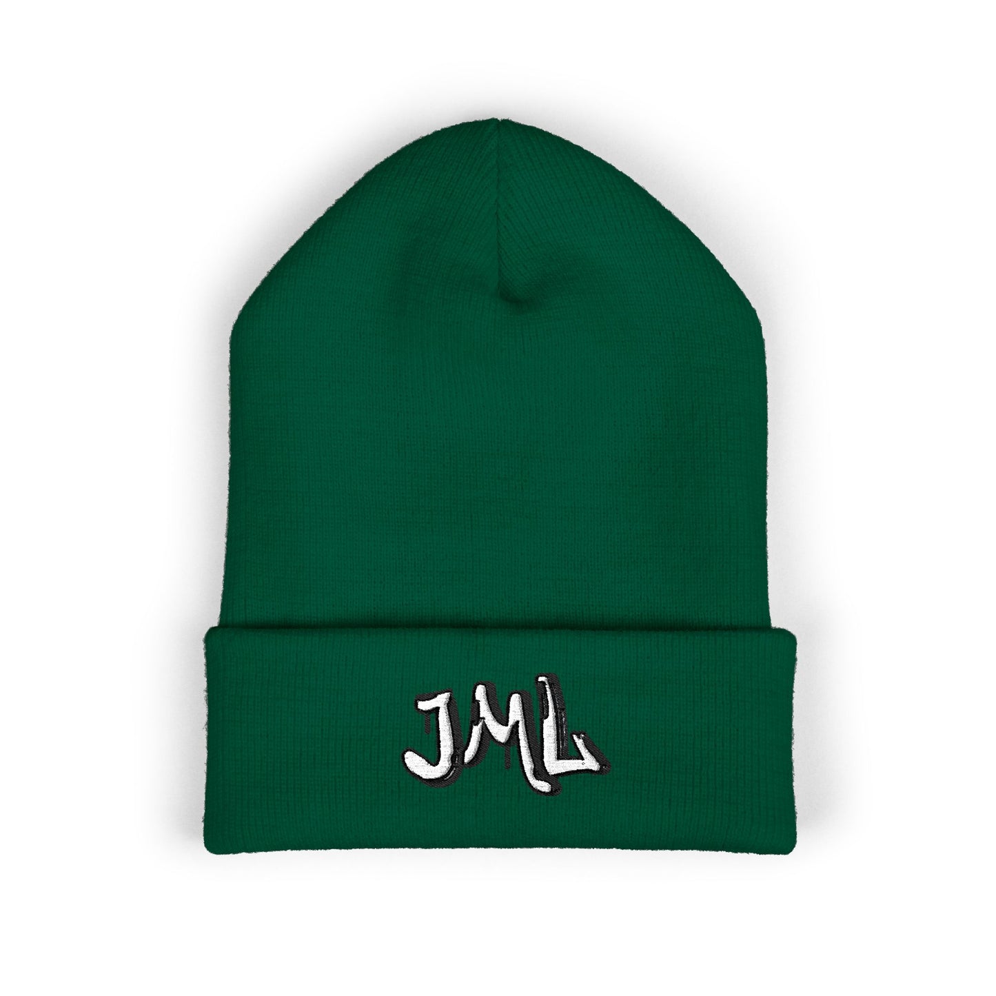Embroidered 'JML' Cuffed Beanie