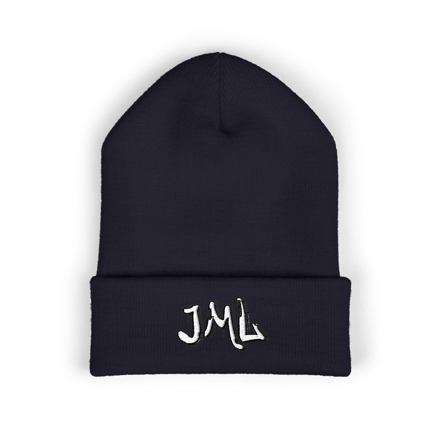 Embroidered 'JML' Cuffed Beanie